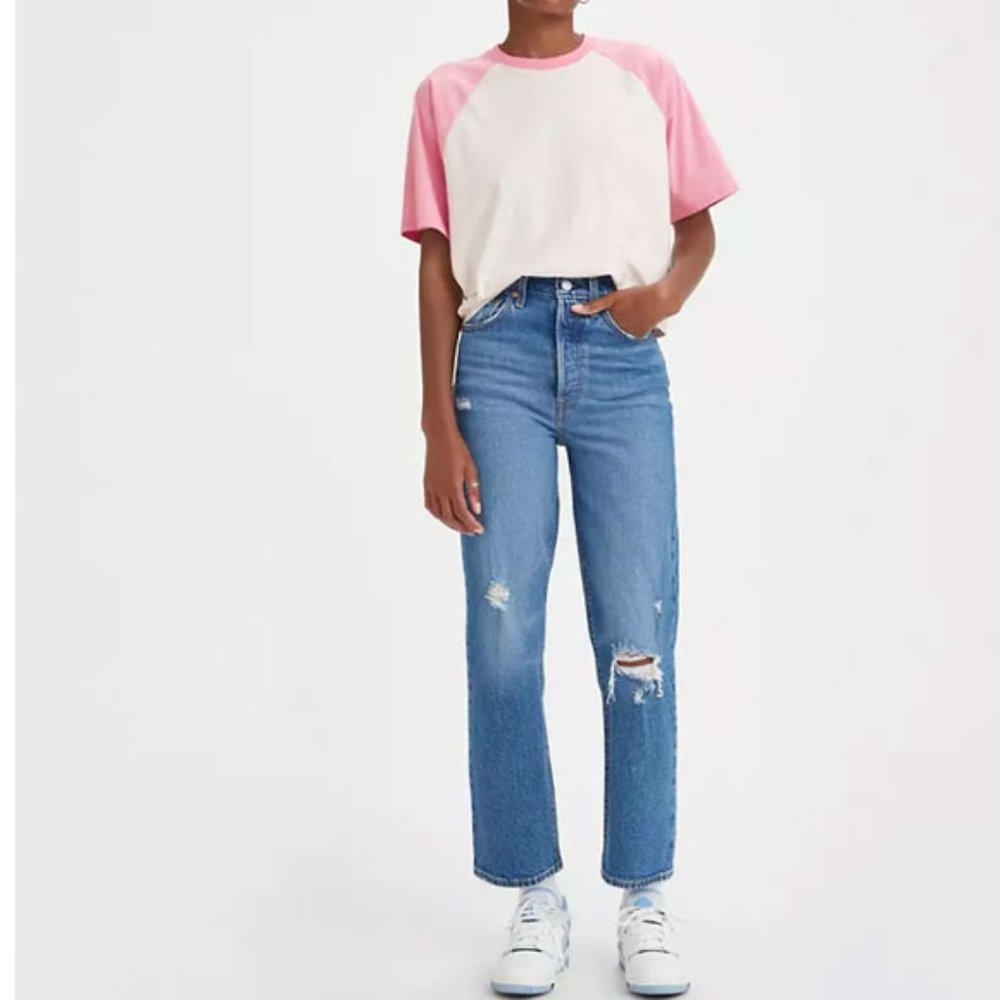 Levis RIBCAGE STRAIGHT ANKLE JEANS